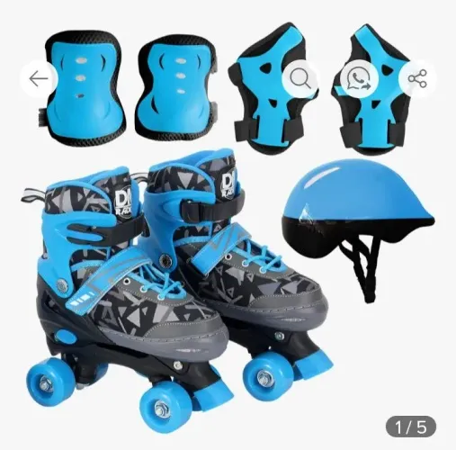 Vende se patins novo na caixa comprado há 3 meses,usado 1 x somente , valor R$ 180.00