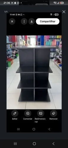 Comeia centro de loja nova