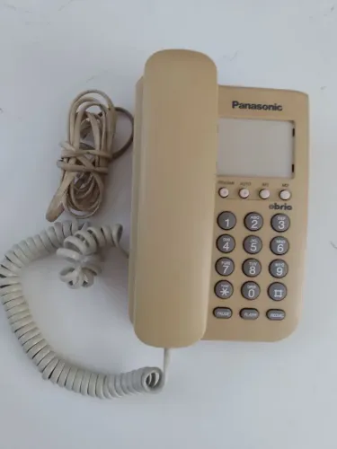 Telefone fixo com fio Panasonic obria