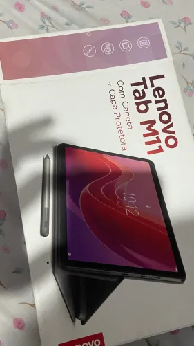 Tablet Lenovo tab m11+capa, caneta e carregador+128gb
