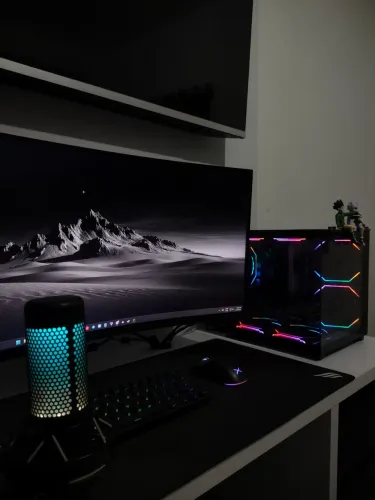 PC GAMER SETUP COMPLETO | MONITOR ULTRAWIDE | MICROFONE HYPERX | PERIFÉRICOS SEM FIO