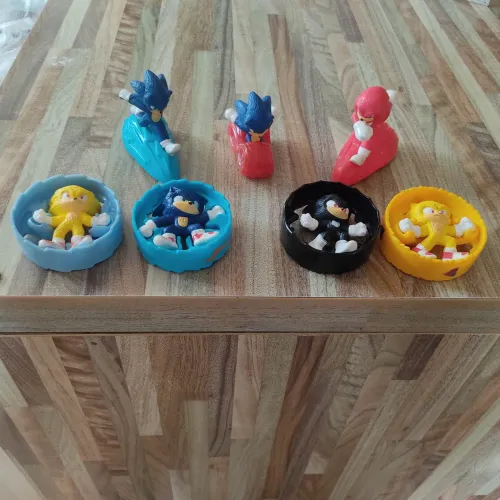 Boneco Sonic McDonald's