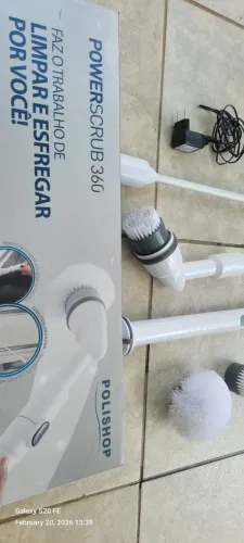 Escova POWERscrub 360 da Polishop.