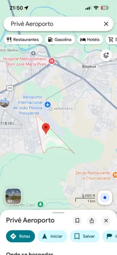 Terreno escriturado no bairro prive aeroporto , do lado da cerca do aeroporto