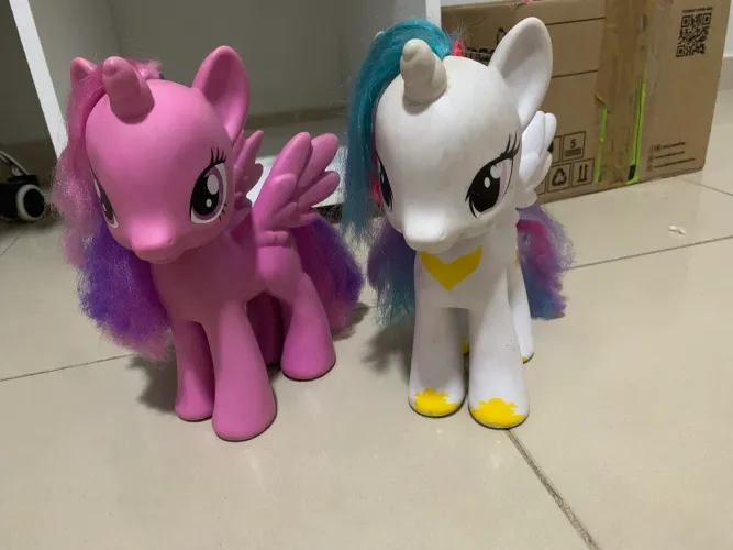Sucata Twilight e Princesa Celestia My Little Pony