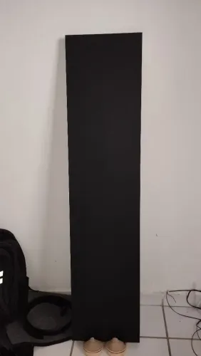 Prateleira MDF preta novinha