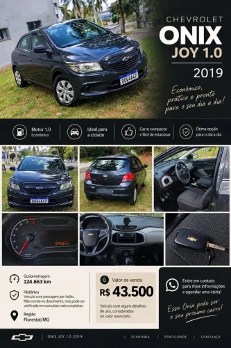 Chevrolet Onix JOY Hatch 1.0 8V Flex Mec. 4P 2019