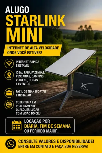 LOCAÇÃO DE STARLINK MINI