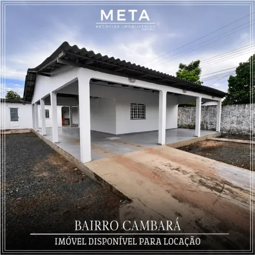 ALUGA-SE CASA NO BAIRRO CAMBARÁ | AMPLA, DE ESQUINA E PRONTA PARA MORAR