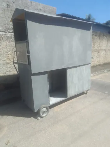 Carrinho comercial para lanches