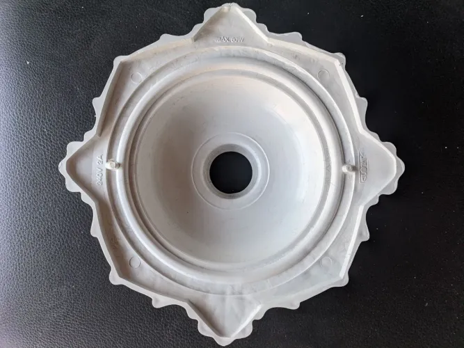 Plafon Com Soquete Branco Pavilonis
