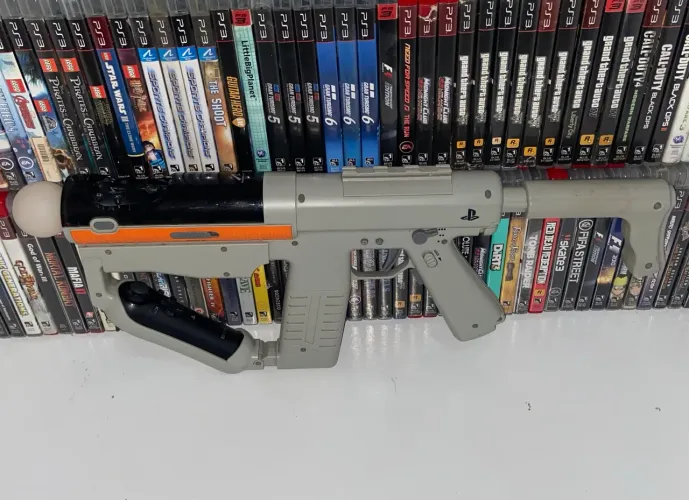 Kit PlayStation Move Sharp Shooter PS3 - Metralhadora Sharpshooter