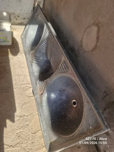 Tanque de fibra, três cubas