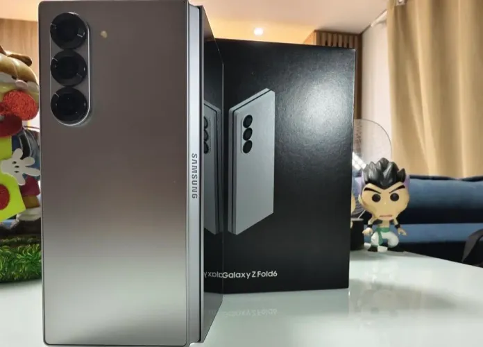 Galaxy fold 6 612gb impecável Completo nf.