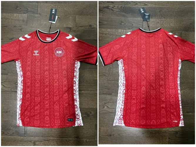 Camisa Seleção da Groenlândia Hummel Oficial 2026 America do Norte