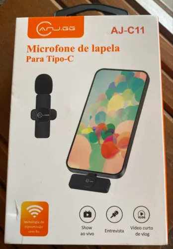 Microfone de lapela