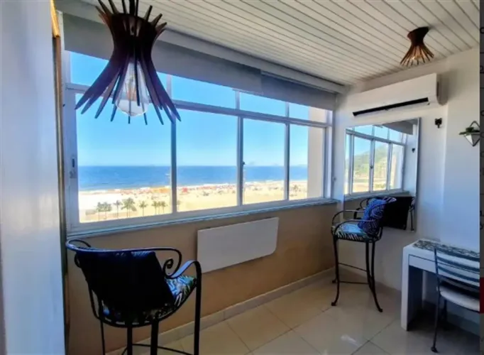Av Atlantica - Studio Frontal Mar - Excelente Investimento - Leme