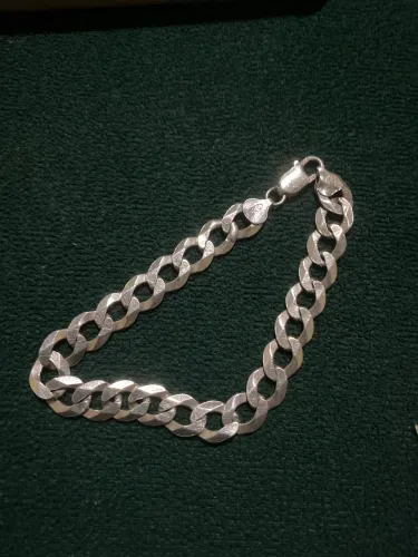 Pulseira de prata925 10 mm