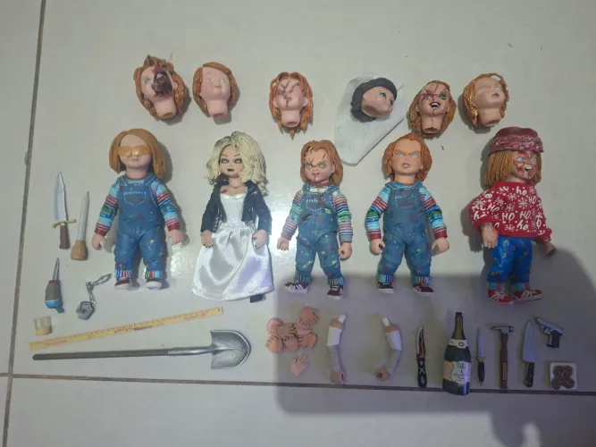Lote chucky e Tiffany neca