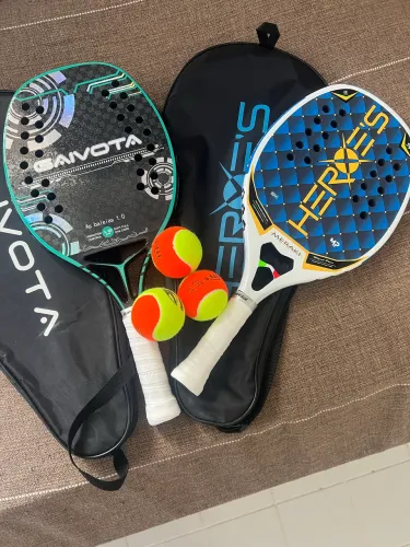 2 Raquetes de Beach Tenis (NOVAS)