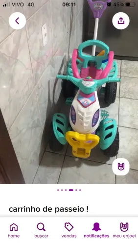 Carrinho +bebê conforto + quadriciclo porta banheira + berço +cadeira de alimentação!!