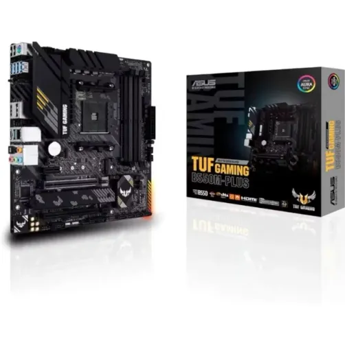 Placa-mãe Asus TUF Gaming B550M-Plus AM4 DDR4 nova lacrada garantia loja
