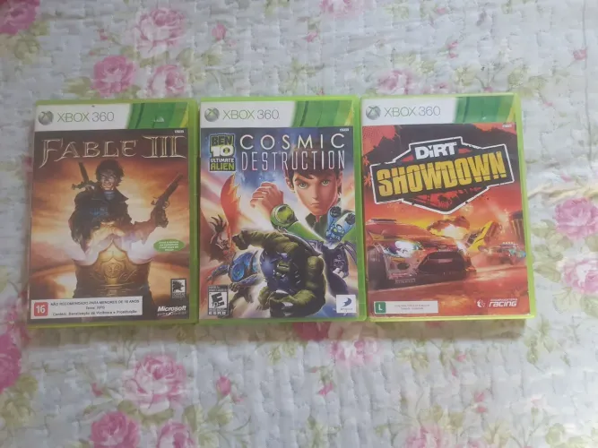 3 JOGOS DE XBOX 360 