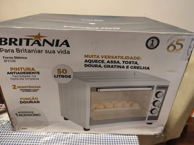 Forno elétrico Britânia 50L - 127V novo