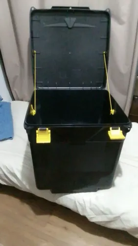 Baú ifood Lcbras + suporte universal Lcbras completo. 110 litros