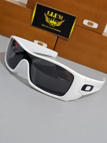 Óculos de sol Masculino OAKL Batwolf Wite Polarizada