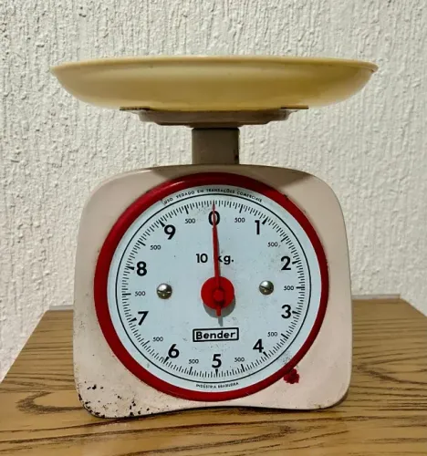 Balança Bender Cozinha Analógica Anos 70 Funciona!