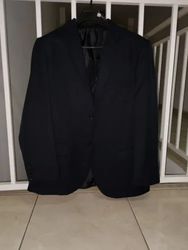 Terno e calça social masculino preto usado 1 vez