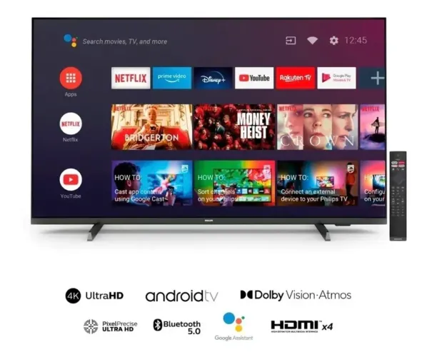 PHILIPS Android TV 50" 4K HDR10+, Google Assistant, Dolby Vision/Atmos, Bluetooth 5.0