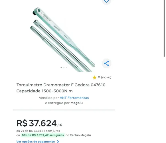 Torquímetro Dremometer F Gedore alemão Capacidade 1500-300ON.m