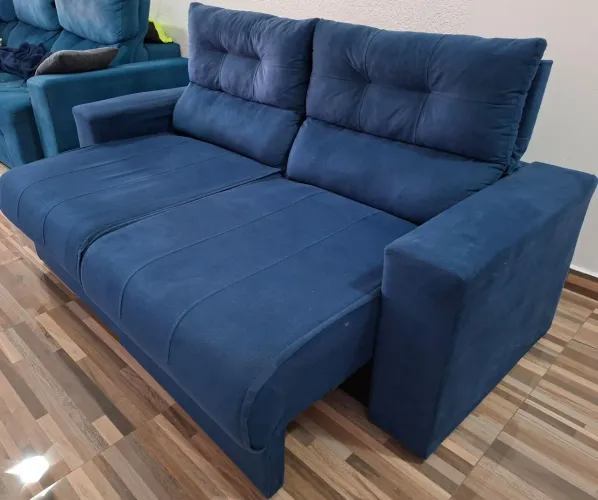 Sofá Retrátil E Reclinável, 1.90 Metros - ENTREGA GRÁTIS