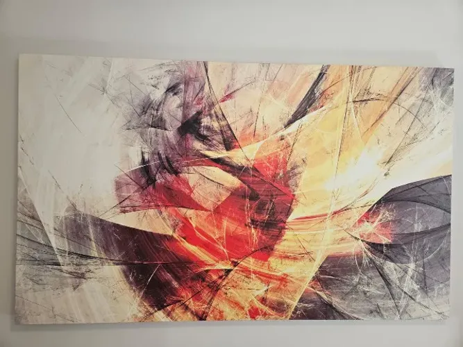 Quadro Decorativo Tela Canvas Abstrato Dynamic Curves - 200x120cm