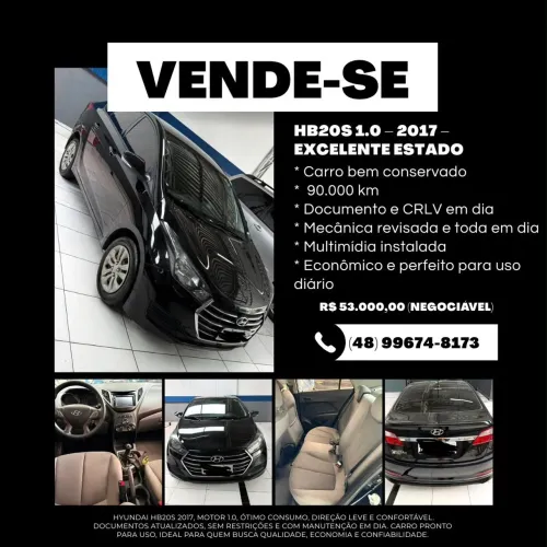Hyundai HB20S C.plus/c.style1.0 Flex 12V Mec. 4P 2017
