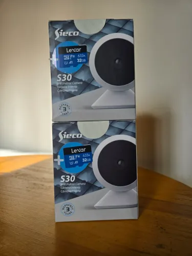 Câmera Segurança Sieco S30 + Cartão Memória, Lacrado, NF, Garantia