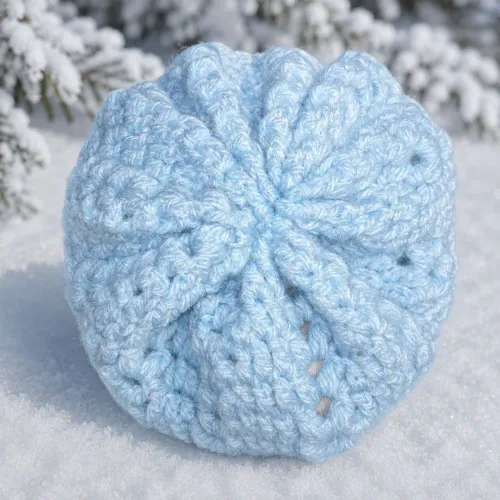 Gorro em crochê infantil