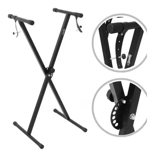 Suporte para Teclado Estante Dobrável e Ajustável *ENTREGA GRÁTIS*