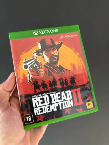 Red Dead 2 com mapa mídia física xbox One