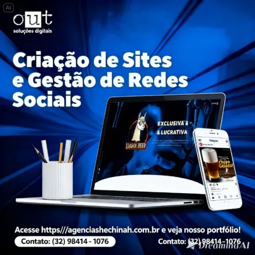 Criação de Sites e Gestão de Redes Sociais em 48H