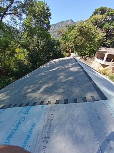 Telhado colonial, reforma, telhado Shingle, construção e reforma