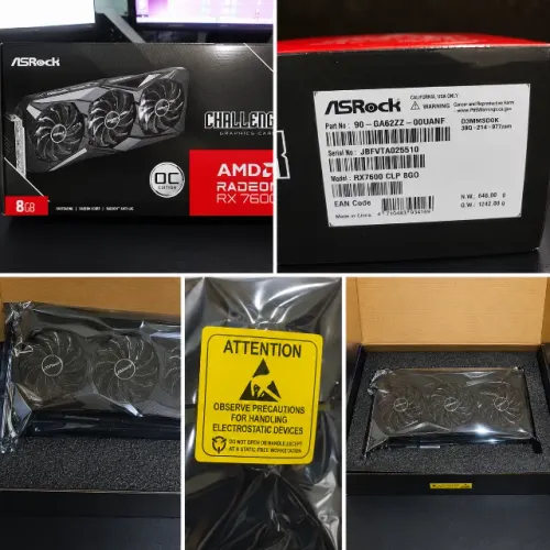 Placa de Video AsRock Radeon RX 7600 Challenger Pro OC, 8GB, GDDR6 (LACRADA)