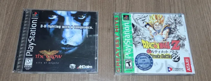 Playstation 1 ps1 the crow + dragon ball z ultimate battle 22