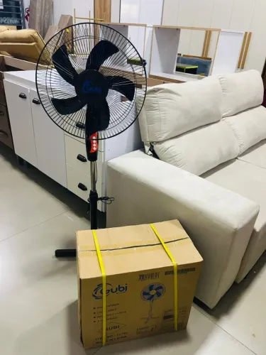 VENTILADOR COM PÉ ALTO 3 VELOCIDADES- NOVO 