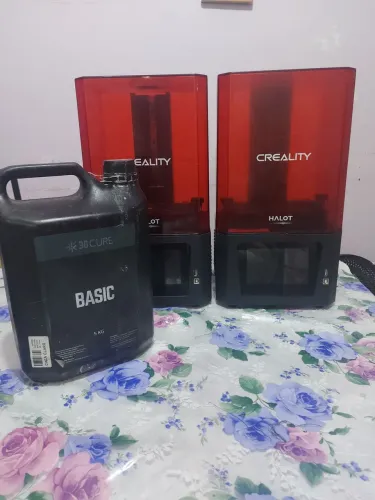 2 Impressoras 3D resina Halot one 