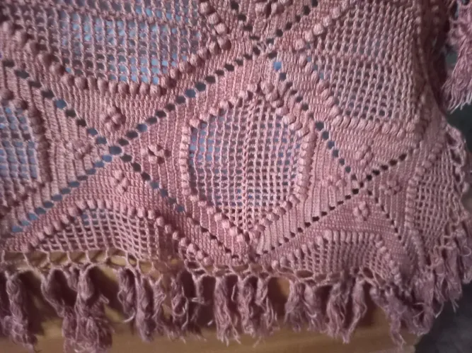 Toalha/Colcha de CROCHÊ