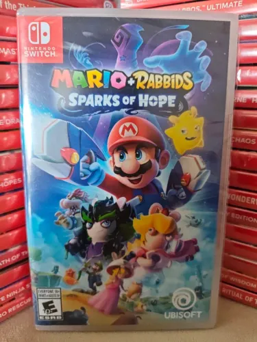 Jogo Nintendo Switch Mario + Rabbids Spark of Hope mídia física Novo 