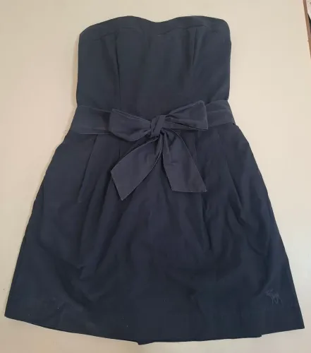 Vestido Abercrombie & Fitch azul marinho